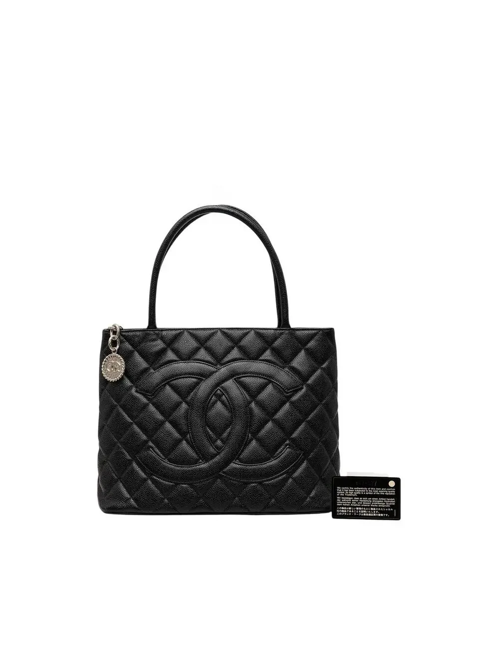 Chanel Caviar Medallion Tote Pre-Loved #290383C19B